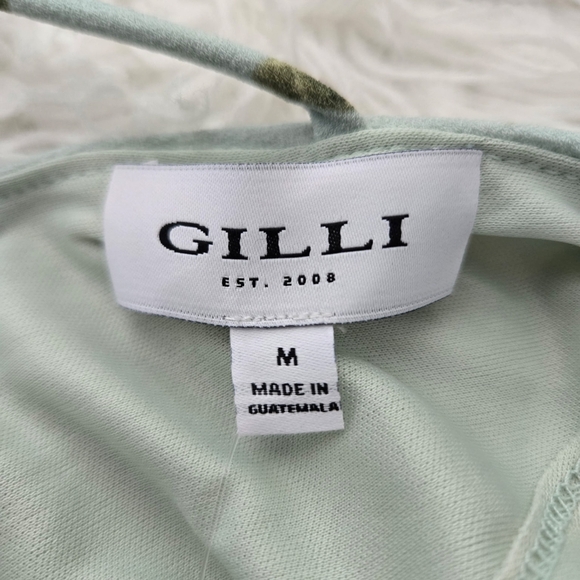 GILLI Floral Midi Dress. Color: Sage Multi. Size Medium. New. - Picture 7 of 7
